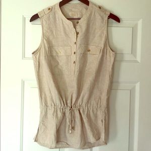 Michael Kors Linen Top